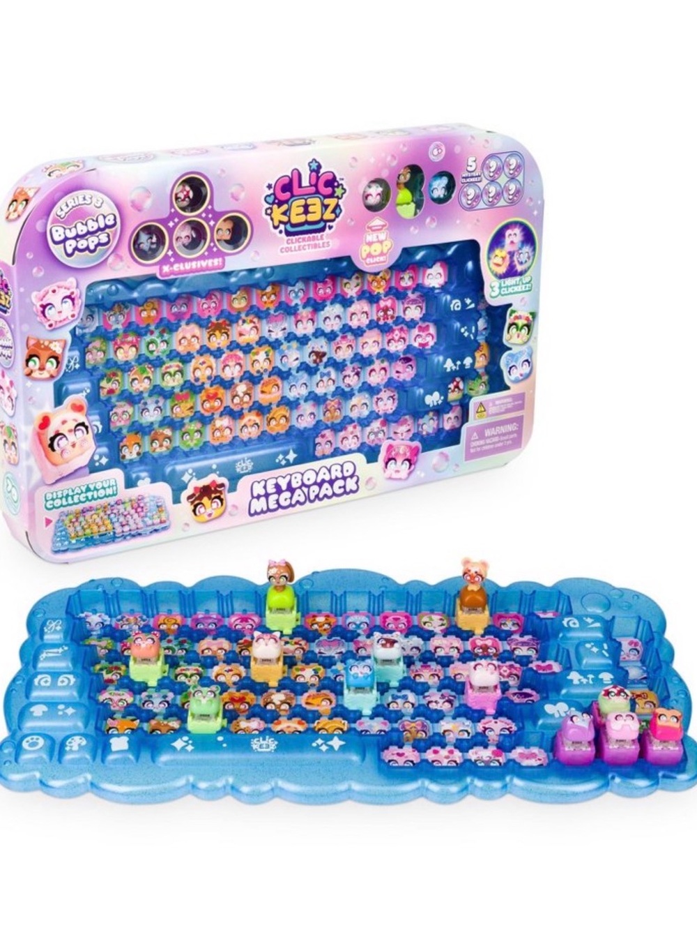 Clickeez Keyboard Mega Pack Series 3 Bubble Pops – NIB – In Hand